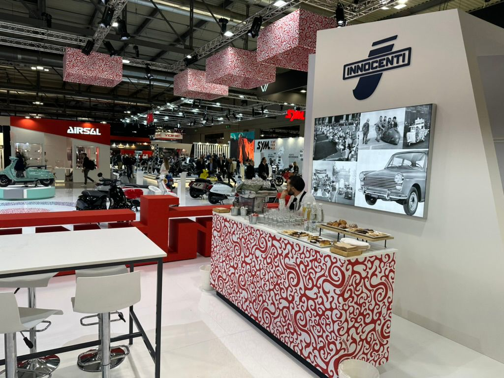 The Innocenti corner — historical archive imagery on display