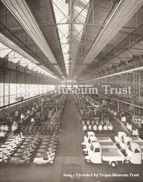 Inside the Innocenti factory in Lambrate